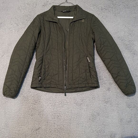 The North Face Jackets & Blazers - The North Face Jacket Womens Size Small Green Long Sleeve Full Zip Puffer